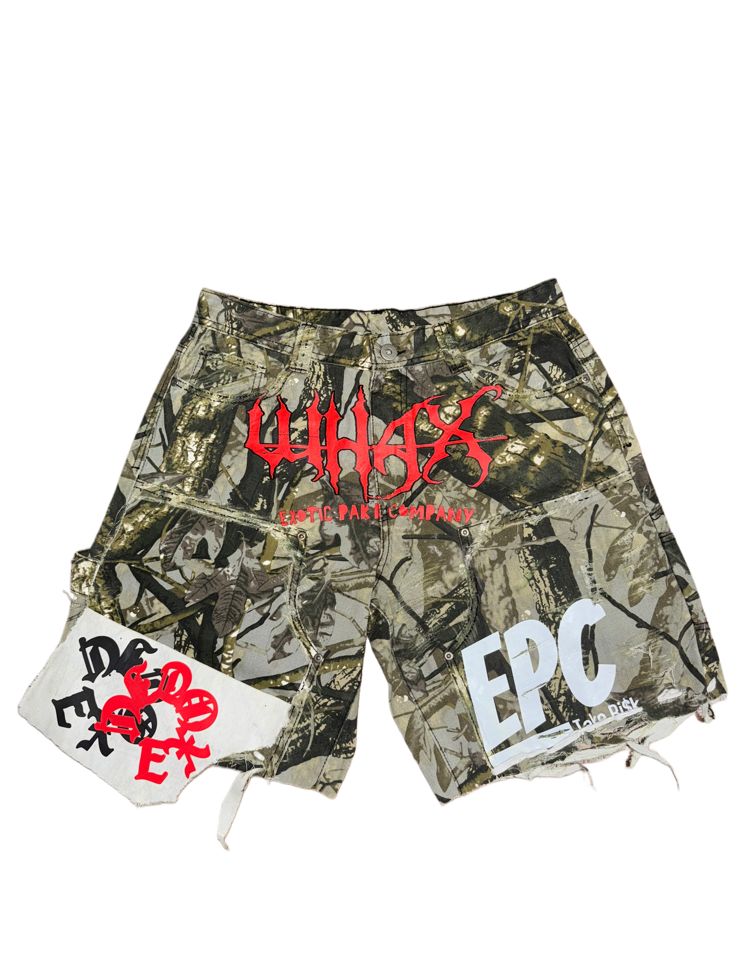 Exotic Pakk Co. Camo Cut-Off Shorts (1 of 1)