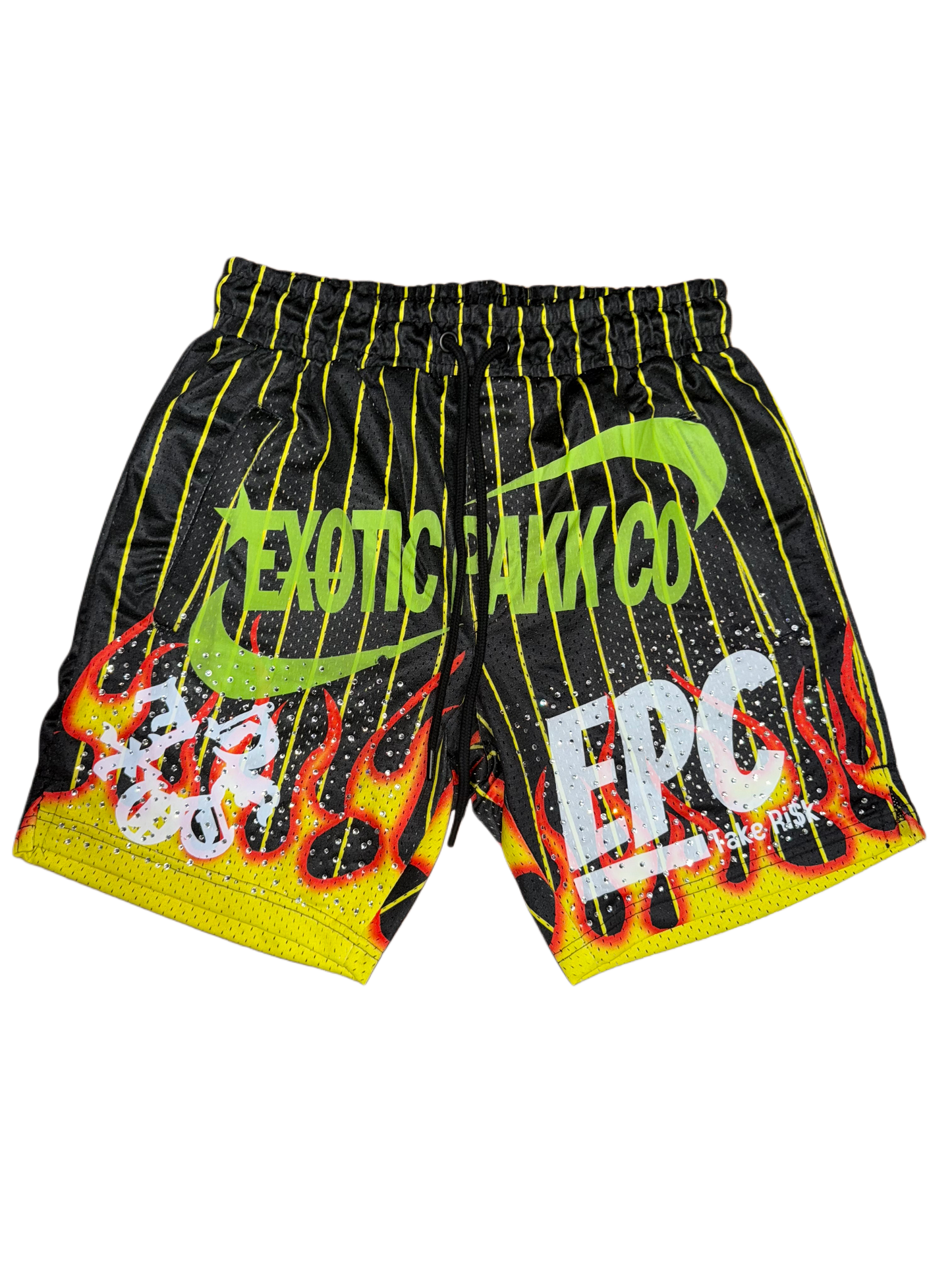 Exotic Pakk Co Dirty South Tee & Flame Mesh Shorts Set 1 of 1